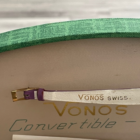 Vintage Vonos Convertible XI Watch ~ Necklace ~ Brooch Set - Picture 6 of 10